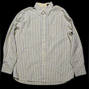 Izod Mens Shirt Size L Large Button Down Up Polo Collar Top Long Sleeve Casual